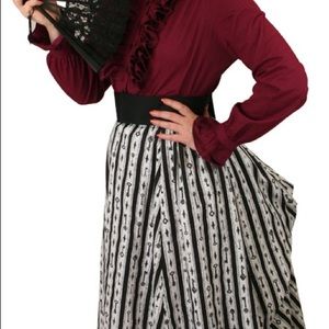 Frontier classics skeleton key print skirt